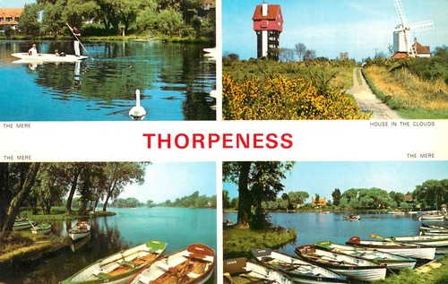 Thorpeness postcard - thorpeness,