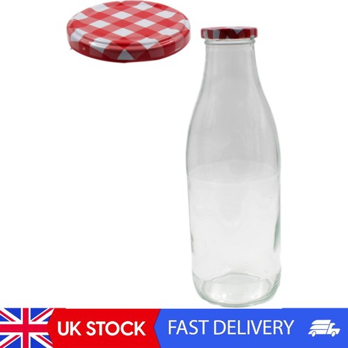 Clear retro glass milk - retro,