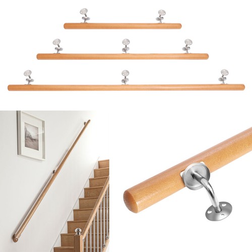 Wooden staircase balustrade - staircase,