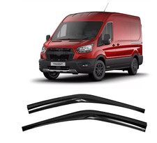 FORD TRANSIT V363 2014 ONWARDS WIND-SUN-RAIN-DEFLECTORS-VISOR SET 2 PCS
