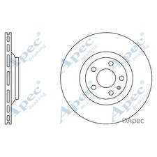 2x Brake Discs Vented For Audi