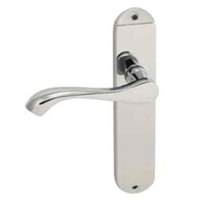 6 Pair x Cadenza Lever Latch Handle Set Polished Chrome GBDF3350