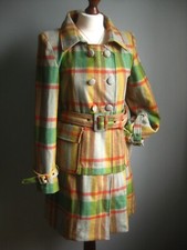 LEE COOPER TARTAN COAT 8 10