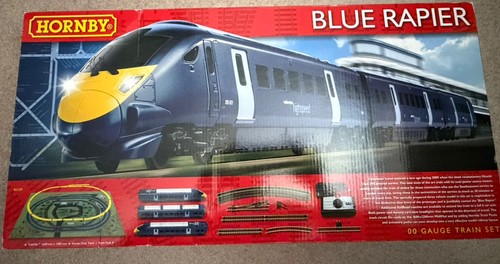 Hornby blue rapier hs1 train - -,