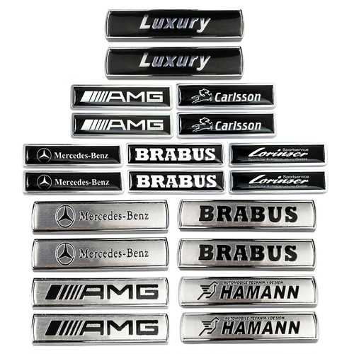 2pcs amg carlsson brabus metal - 2pcs,