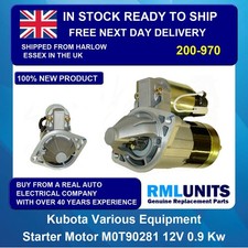 Starter Motor For Kubota B1700