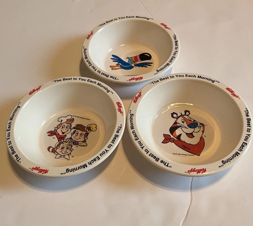 Kelloggs cereal bowls - cereal,