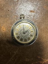 Vintage Oris Swiss Black&gold Pocket/pendant Watch Untested