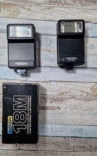 VINTAGE NISSIN CAMERA FLASH GUN MODEL: 21M-SLAVE & 18 M