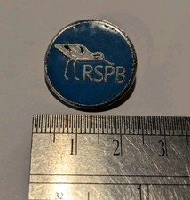 Vintage RSPB Enamel Pin Badge