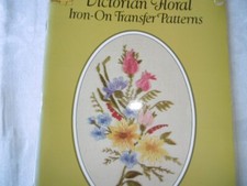Embroidery iron on Transfers Victorian Floral Booklet