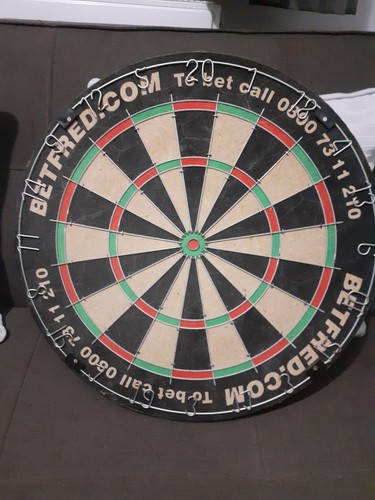 New unused signed dart - signed, board