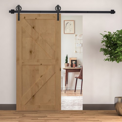 6ft sliding wood - wood, barn