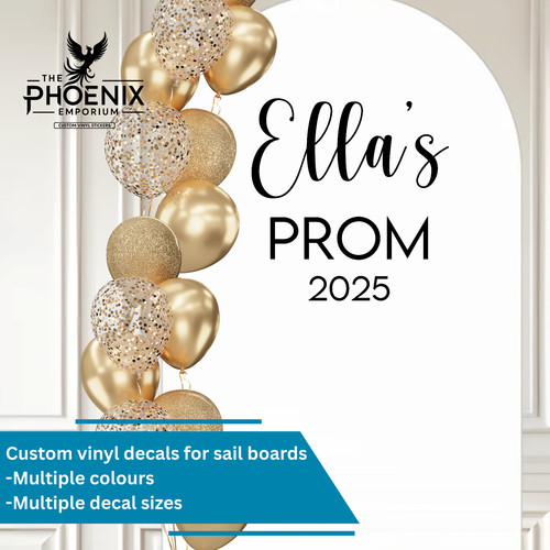 Personalised prom formal vinyl - prom,