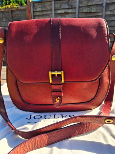 Joules leather saddle bag - joules,