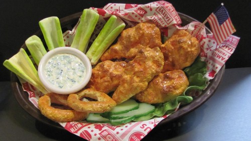 Artificial american diner food - american,