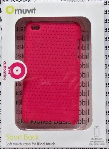Muvit pink plastic back case - back,