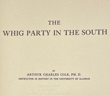 The Whig Party in the South by