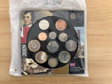2009 United Kingdom Brilliant Uncirculated Coin Collection Including Kew 50p