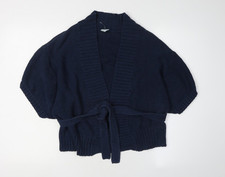 Oasis Women's Blue Cardigan, Size 12, Cotton Blend