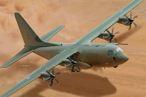 Italeri raf hercules - c130j, c5