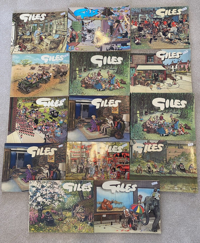 Giles comic strip books - giles,