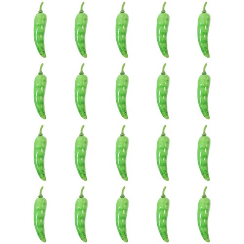 Pcs simulated peppers - 40, chili