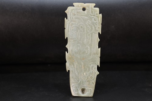 Jade carved bird pattern - jade,