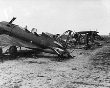 Destroyed Russian planes