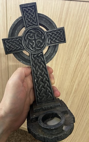 Candle holder gothic black - holder,