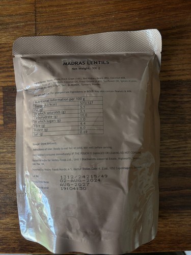 British army mod mre - british, ration