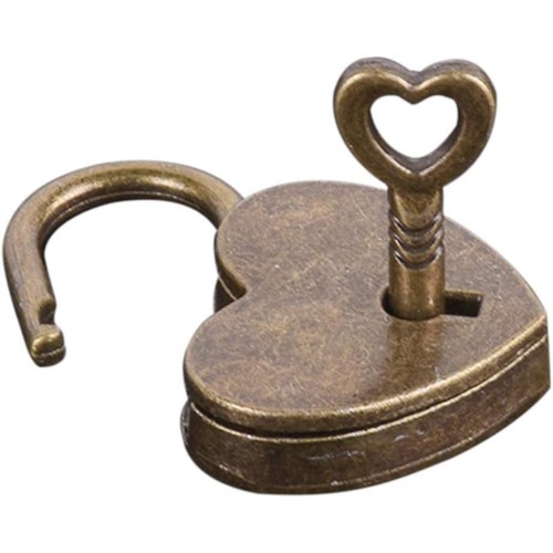 Antique metal heart shape - antique,