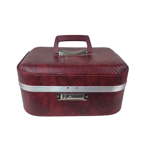 Vintage burgundy faux leather - vintage,