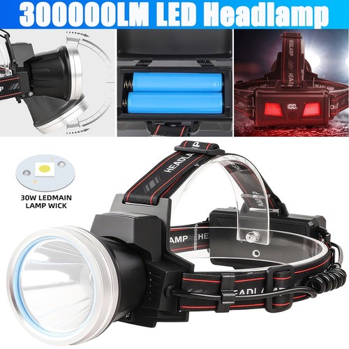 Led head torch usb - led,