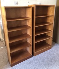 Danish Teak Bookcase Mid Century Vintage Retro 2 Available L. Bardfield Collect