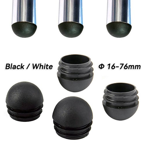 Domed round plastic - domed, blanking