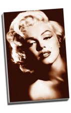 MARILYN MONROE BROWN Canvas Print Wall Art 30x20" A1