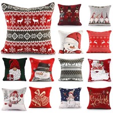 Christmas Chenille Cushion