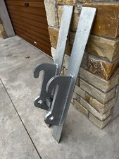 Pair of GALVANISED KRAMER Weld on Brackets (Loader Headstock Brackets)