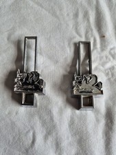 VAUXHALL VENTORA  CHROME BADGES.FOR THE SIDE OF THE WINGS