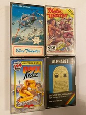 SPECTRUM 48K,BMX KIDZ,BLUE THUNDER,ALPHABET,BLADE WARRIOR GAMES