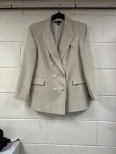 PRIMARK BEIGE DOUBLE BREASTED