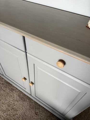 Shabby chic grey pine - shabby,