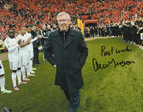 Alex ferguson hand signed 10x8 - hand,
