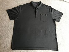Gabicci Men's Dark Grey Polo Shirt Size 3XL Short Sleeves - Good Condition