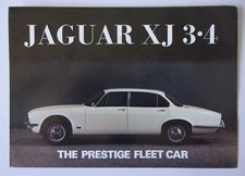 JAGUAR XJ 3.4 SALOON orig 1975 UK Mkt Small Format Fleet Car Brochure - XJ6 S2