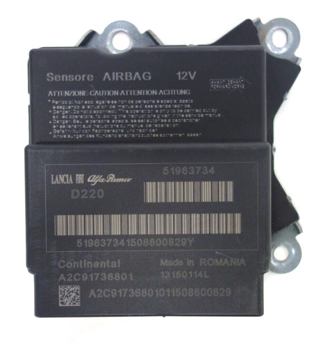 Fiat 500 airbag ecu 2008 - fiat, 2008-2015