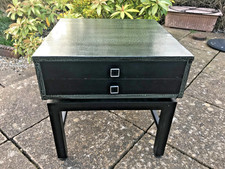Retro Two Drawer End Table /
