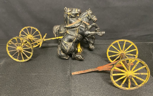 Cast iron horse - cast, wagon