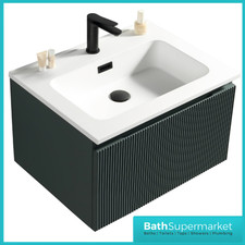 Wall Hung Fluted Vanity Unit